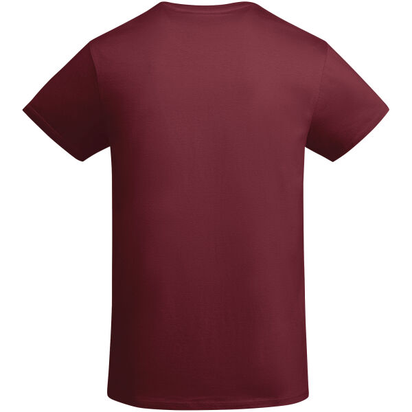 Breda short sleeve men's t-shirt - Garnet - XL
