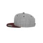 CLASSIC SNAPBACK 2-TONE, HEATHER GREY/MAROON, One size, FLEXFIT