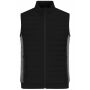 Men's Padded Hybrid Vest black/carbon melange XS