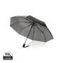 21 "Impact AWARE ™ RPET 190T Pongee tweekleurige miniparaplu, zilver