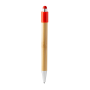FAYER bamboe anti-stress spinnerbalpen - rood