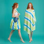 Towel to Go - Coral Coast Towel & Bag - Green Blue
