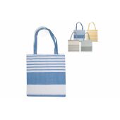 Sagaform Ella Hamam Katoenen Tas 41x38 cm - Blauw