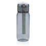 Yide RCS Gerecyclede PET lekvrije afsluitbare fles 600ml, zwart