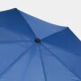 Stormvaste, automatisch te openen- en sluiten, uit 3 secties bestaande opvouwbare paraplu BORA blauw