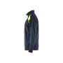 Sweatshirt bi-colour met halve rits Sweatshirt bi-colour met halve rits