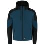Softshell Capuchon Bicolor Redefined 406118 Teal-Black 3XL