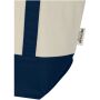 Sam draagtas van 320 g/m² GRS gerecycled katoen - Marineblauw/Natuur Sam draagtas van 320 g/m² GRS gerecycled katoen - Marineblauw/Natuur