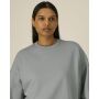 Radder 2.0 - Het unisex oversized crewneck sweatshirt - Misty Grey (M)