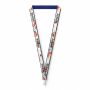 Polyester keycord met gesublimeerde satijnen overlay