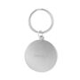 Eigen vorm sleutelhanger van gerecycled roestvrij staal met een full color doming Eigen vorm sleutelhanger van gerecycled roestvrij staal met een full color doming
