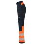 Werkbroek 2-Way Stretch High Vis Redefined Dames 506126 Ink-Fluor Orange 32