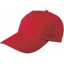 Katoenen twill pet Lisa rood