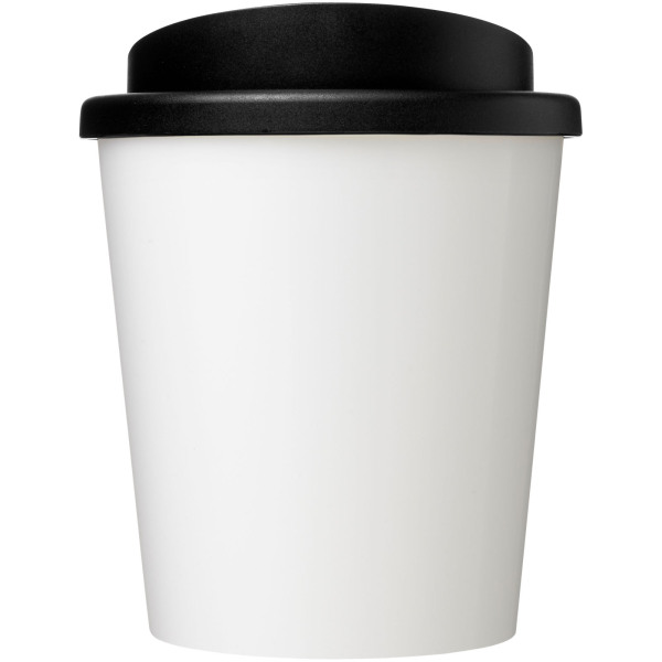 Brite-Americano® Espresso Recycled 250 ml insulated tumbler - White/Solid black