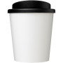 Brite-Americano® Espresso Recycled 250 ml geïsoleerde beker - Wit/Zwart