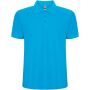 Pegaso Premium kinderpolo met korte mouwen - Turquoise - 3/4