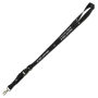 Lanyards - 1 kleur bedrukt met trigger clip, veiligheids clip & plastic buckle 20 mm zwart