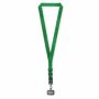 Geweven verstelbare crossbody telefoonhouder met gegraveerde metalen logoplaat