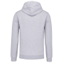 Sweater met contrasterende capuchon Oxford Grey / Black S