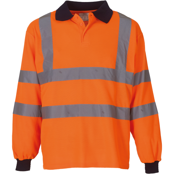 Reflecterende polo's High Visibility Long Sleeve