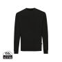 IQONIQ Zion gerecycled katoen sweater, zwart (5XL)