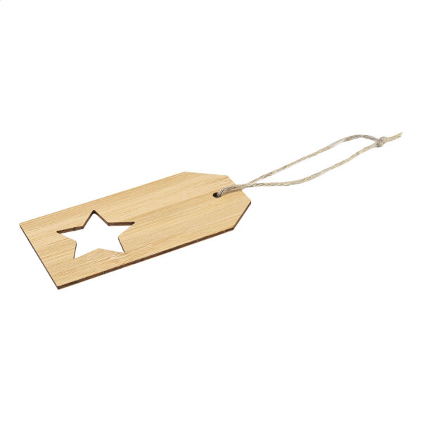 BamTag - bamboe cadeau label, ster BamTag - bamboe cadeau label, ster