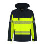 Santino Softshell Jacket Hinto Real Navy / Fluor Yellow 3XL
