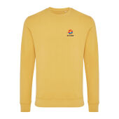 IQONIQ Zion gerecycled katoen sweater, ochre yellow (XXS)
