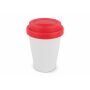 RPP Koffiebeker Wit 250ml - Wit / Rood RPP Koffiebeker Wit 250ml - Wit / Rood