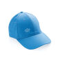 Impact AWARE™ 6 panel 280gr gerecycled katoenen cap, tranquil blue