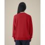 Stella Thinker - Het dames crewneck sweatshirt van gerecycled katoen - Red (XXL)