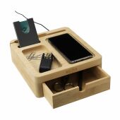 Walter Bamboo Big Dock 15W organizer en oplader