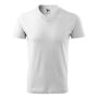 T-shirt unisex V-neck white 3XL
