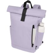 Byron 15,6" rugzak van GRS RPET met opgerolde bovenkant 18 L - Lila