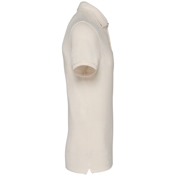 Ecologische badstof herenpolo Ivory XS Ecologische badstof herenpolo Ivory XS