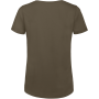 Organic Cotton Inspire Crew Neck T-shirt / Woman Khaki L Organic Cotton Inspire Crew Neck T-shirt / Woman Khaki L