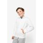 Kinder sweatvest met capuchon White 6/8 jaar