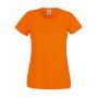 FOTL Lady-Fit Original T, Orange, XS