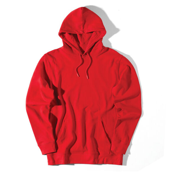 Iqoniq Jasper recycled cotton hoodie, red (XS)
