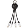 SCX.design C16 kabel met oplichtende ring - Zwart/Wit