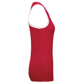 Basketbalshirt voor dames Sporty Red / White 3XL
