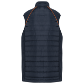 Bodywarmer Day To Day in twee stoffen Navy / Fluorescent Orange 5XL