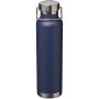 Thor 650 ml RCS gecertificeerde gerecyclede roestvrijstalen koperen vacuüm geïsoleerde waterfles - Navy