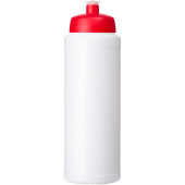 Baseline® Plus 750 ml drinkfles met sportdeksel - Wit/Rood