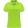 Monzha sportpolo met korte mouwen voor dames - Lime - 2XL