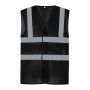 Signalisatie top koel open gaas 2 banden en bretels vest gerecycleerd Black 3XL Signalisatie top koel open gaas 2 banden en bretels vest gerecycleerd Black 3XL