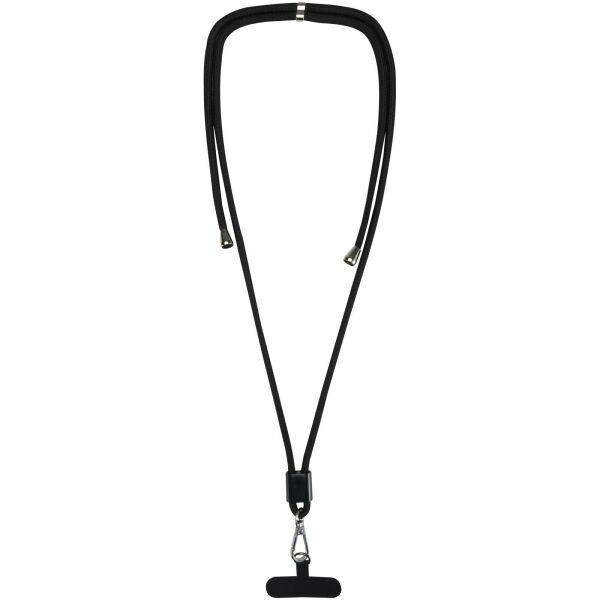 Vega verstelbaar smartphone lanyard van gerecycled materiaal Vega verstelbaar smartphone lanyard van gerecycled materiaal