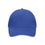 5 Panel Sandwich Cap royal/white one size