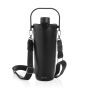 Avira Ayala RCS R-RVS duosip afsluitbare crossbody tumbler, zwart