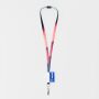 Ronde polyester sublimatie lanyard met full color label